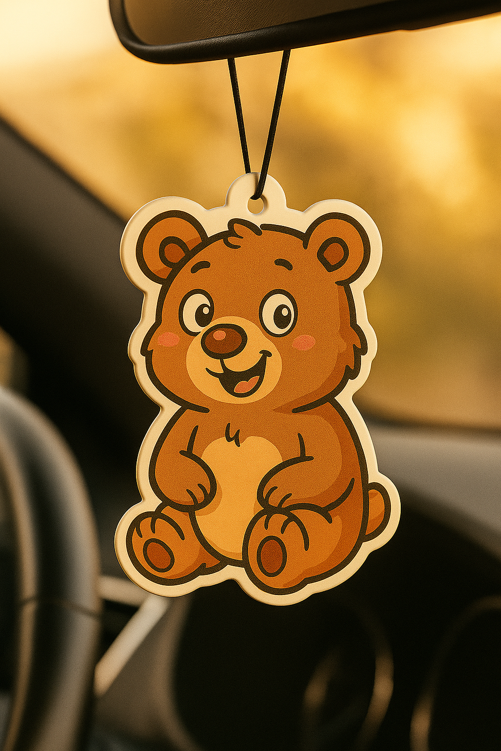 Signature Series – Happy Bear Hanging Car Air Freshener