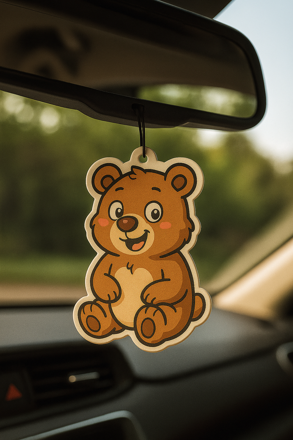 Signature Series – Happy Bear Hanging Car Air Freshener