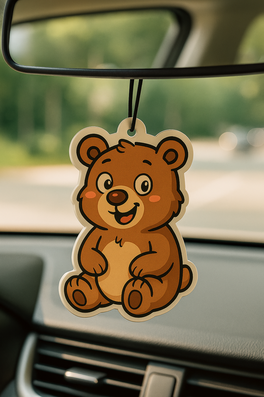 Signature Series – Happy Bear Hanging Car Air Freshener